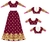 Sweet Dream - Plate Skirt and Choli Set - Alma Store