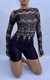 Exotic Set Falda y Top/ Body or Catsuit Black & Golden - tienda online