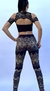 Exotic Leggings and Top/ Body Set Black & Golden en internet