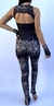 Exotic Leggings and Top Set Black & Silver - Alma Store