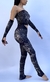 Exotic Leggings and Top Set Black & Silver - comprar online