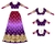 Sweet Dream - Plate Skirt and Choli Set - Alma Store