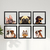 kit 6 Quadros Chibi Dogs Fofos Relevo 3D 15 CM CADA - comprar online