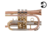 Trombone Bb de cor cobre fósforo Ravi Beny RB-1124C COMPLETO