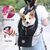 Mochila de transporte para cães de estimação para cães mochila de ombro duplo portátil de viagem ao ar livre de malha - comprar online