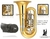 Tuba Profissional Sib 4 Rotores GOLD LAMOUNIER LMR-841 - comprar online