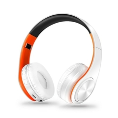 Fones de ouvido estéreo de alta fidelidade bluetooth fone de ouvido música fone de ouvido fm e suporte cartão sd com microfone para celular xiaomi iphone sumsamg tablet - comprar online