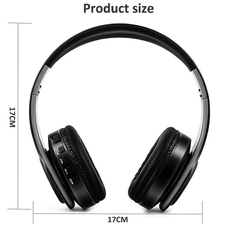 Fones de ouvido estéreo de alta fidelidade bluetooth fone de ouvido música fone de ouvido fm e suporte cartão sd com microfone para celular xiaomi iphone sumsamg tablet - Sempre mais ofertas