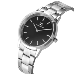 Relógio Masculino Pulseira Prata Belmont Black Silver 40mm - Paganni Semijoias