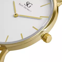 Relógio Minimalista Dourado Chelsea Gold 40mm - Paganni Semijoias