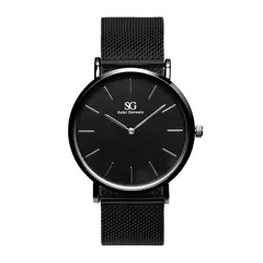 Relógio Minimalista Preto Houston Full Black 40mm