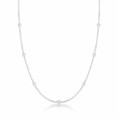 Colar de Prata Choker Bolinhas