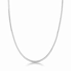 Colar de Prata Choker Malha