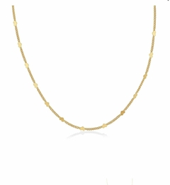 Colar Choker Coração Banhado a Ouro 18K