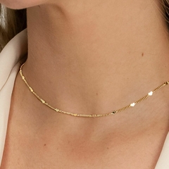 Colar Choker Coração Banhado a Ouro 18K - comprar online