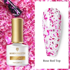 BORN PRETTY 1 Frasco 7ml Reflexivo Top Coat Função Gel Glitter Prata Holographic Gel Moak Off Nail Art UV Gel Verniz