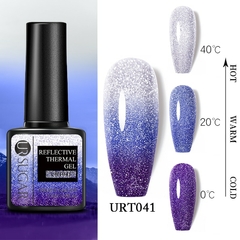 UR SUGAR Gel Térmico Reflexivo Esmalte 7.5ml Semi Permanente Mergulhe Off UV LED Gel Esmalte Verniz Artístico Para Manicure na internet