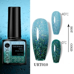 UR SUGAR Gel Térmico Reflexivo Esmalte 7.5ml Semi Permanente Mergulhe Off UV LED Gel Esmalte Verniz Artístico Para Manicure - loja online