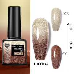 UR SUGAR Gel Térmico Reflexivo Esmalte 7.5ml Semi Permanente Mergulhe Off UV LED Gel Esmalte Verniz Artístico Para Manicure - loja online