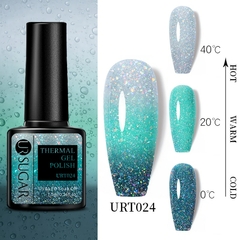 Imagem do UR SUGAR Gel Térmico Reflexivo Esmalte 7.5ml Semi Permanente Mergulhe Off UV LED Gel Esmalte Verniz Artístico Para Manicure