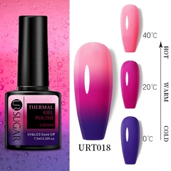 UR SUGAR Gel Térmico Reflexivo Esmalte 7.5ml Semi Permanente Mergulhe Off UV LED Gel Esmalte Verniz Artístico Para Manicure - comprar online