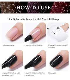 UR SUGAR Gel Térmico Reflexivo Esmalte 7.5ml Semi Permanente Mergulhe Off UV LED Gel Esmalte Verniz Artístico Para Manicure - loja online