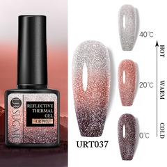 UR SUGAR Gel Térmico Reflexivo Esmalte 7.5ml Semi Permanente Mergulhe Off UV LED Gel Esmalte Verniz Artístico Para Manicure - comprar online