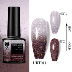 UR SUGAR Gel Térmico Reflexivo Esmalte 7.5ml Semi Permanente Mergulhe Off UV LED Gel Esmalte Verniz Artístico Para Manicure - comprar online