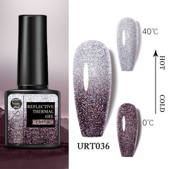 Imagem do UR SUGAR Gel Térmico Reflexivo Esmalte 7.5ml Semi Permanente Mergulhe Off UV LED Gel Esmalte Verniz Artístico Para Manicure