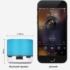 Alto-falante Bluetooth Mini Alto-falante Sem Fio Crack LED Cartão TF USB Subwoofer Portátil Som MP3 Alto-falante Sem Fio para Celular - Coala Brasil