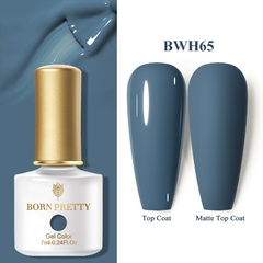 BORN PRETTY 1 Frasco 7ml Reflexivo Top Coat Função Gel Glitter Prata Holographic Gel Moak Off Nail Art UV Gel Verniz