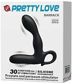 PRETTY LOVE BACKIE MASSAGEADOR DE PRÓSTATA RECARREGÁVEL EM SILICONE COM 30 MODOS DE VIBRAÇÃO - REF.:BI-040028 na internet