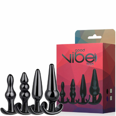 Kit com 4 Plugs Anais com Diferentes Diâmetros – GOOD VIBE TOYS - REF.:AP-011