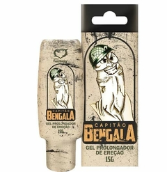 Gel Prolongador - Gel prolongador de ereção Capitão bengala - 15g - Sexy Fantasy