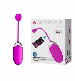 Vibrador casal - Bullet via bluetooth e 12 modos de vibração - Pretty Love Abner