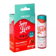 Gel Ice Spicy Love Morango Pessine - REF.:SL MORANGO