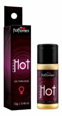 Gel Corporal Feminino Excitante Ponto Hot G 12g Hot Flowers