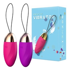 VIBRADOR CAPSULA EGG SPARK USB AVELUDADO 10 VIBRAÇÕES GENERAL IMPORT - REF.:OV026