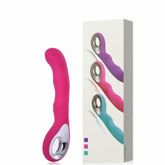 Vibrador Recarregável Ponto G com Alça Metalizada Possui 10 Modos de Vibração REF:VR-035 - comprar online