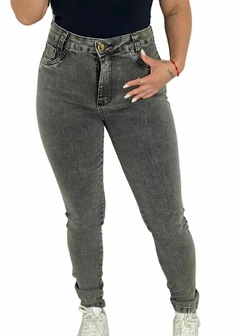 Calça skinny básica jeans grafite - comprar online