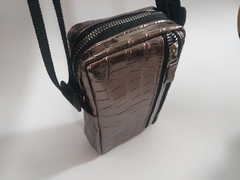 Mini Bag Upgrade Croco Metalizada - comprar online