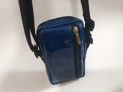 Mini Bag Upgrade Verniz Glitter Azul na internet