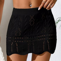 Saída de Praia Feminina Rendada de Tricot - comprar online