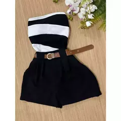 Conjunto Fany Short Cinto e Body - comprar online