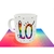 Caneca Love Cores LGBT Arco Íris Dia Namorados LGBTQI+ Branca Cerâmica Premium - comprar online