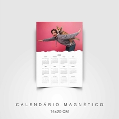 Calendário com imã - loja online