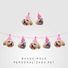 Bandeirola Personalizada carinha PET