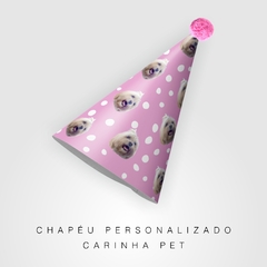 Chapéu de festa personalizado com foto PET