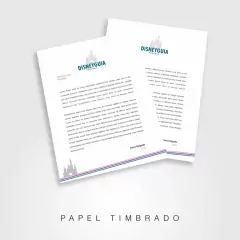 Papel timbrado - Criação e impressão.