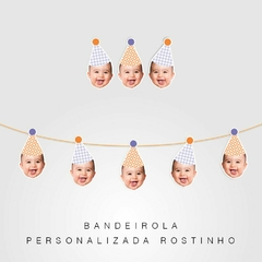 Bandeirola Personalizada Rostinho - comprar online